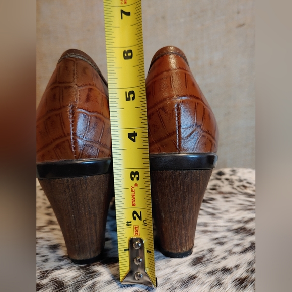 SANITA Women's Barbie Brown Pump Shoes Model 464206 - Size 40 - Picture 2 of 9